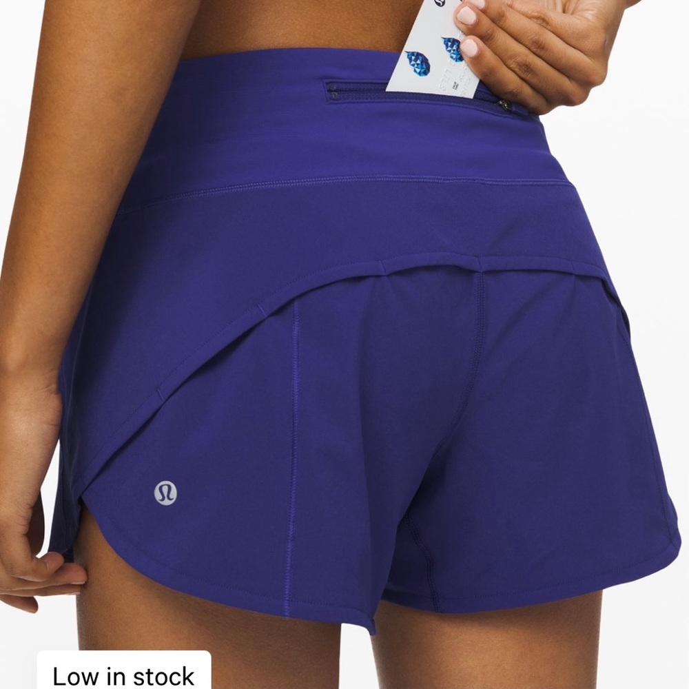 Lululemon Speed Up Short Long *4”